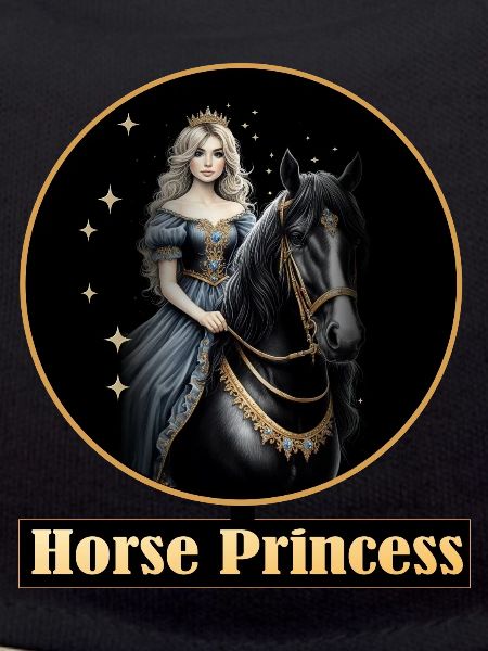 Princesse cheval avec des étoiles