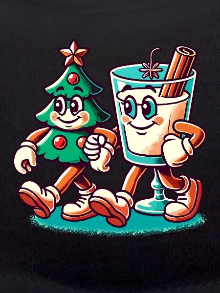 Merry Christmas Retro Style