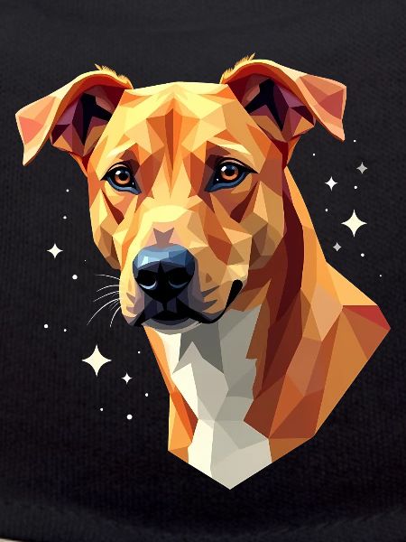 Geometric Dog - Artwork