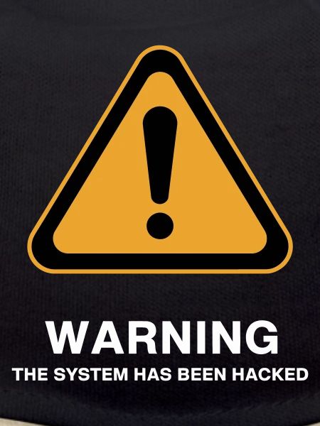 Hacked System Warning Icon