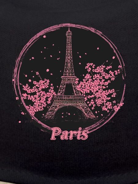 Paris Pink Blossom Emblem