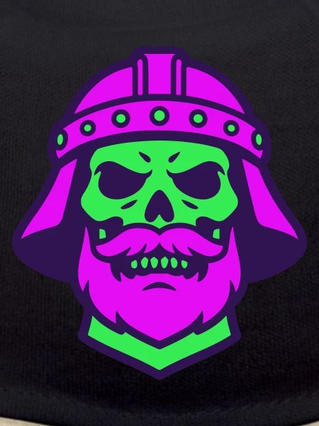 Skull Warrior Pop Art