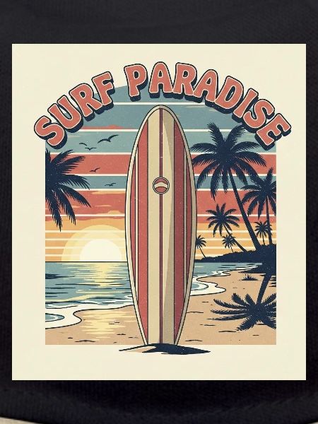 Surf Paradise Retro Design