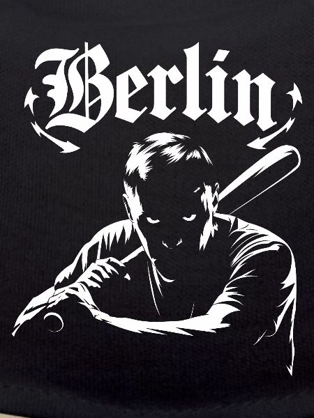 Berlin graphics with shadow effect