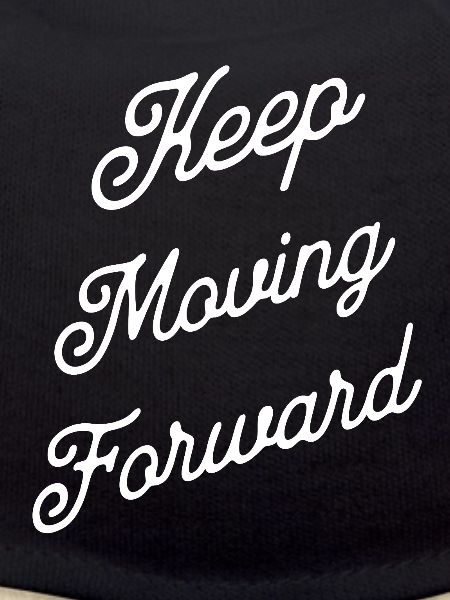 Avance Toujours Lettrage Script