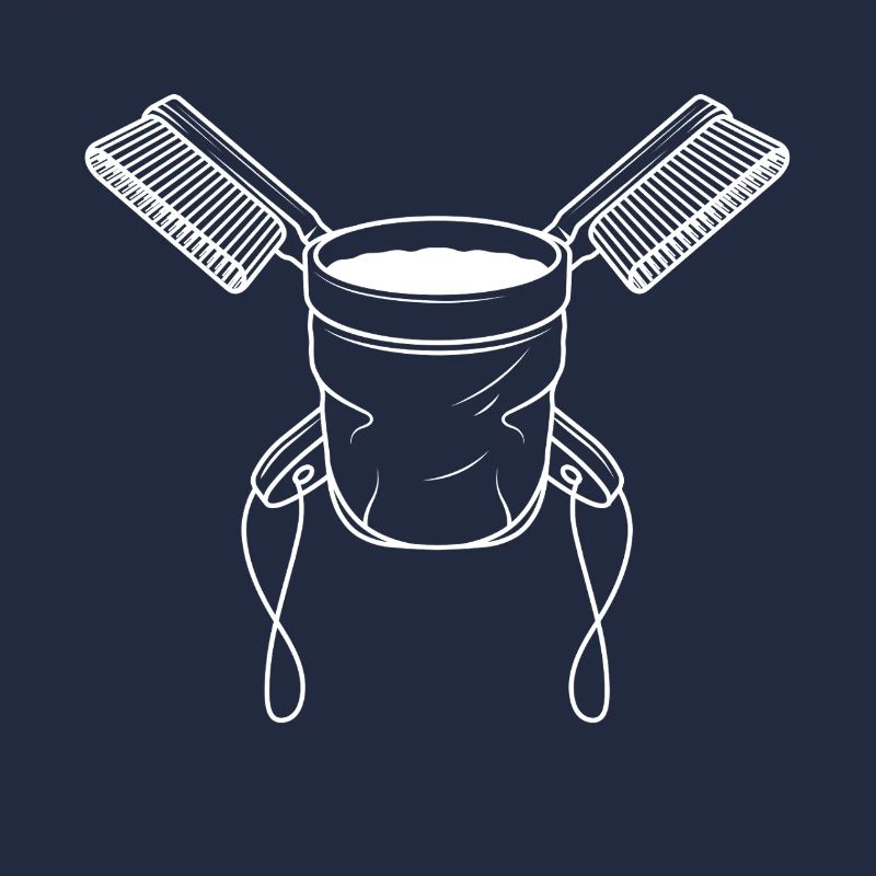 Chalkbag & Brushes  - Weiß