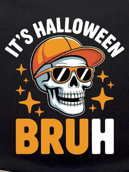 Bruh Skull Halloween Tee