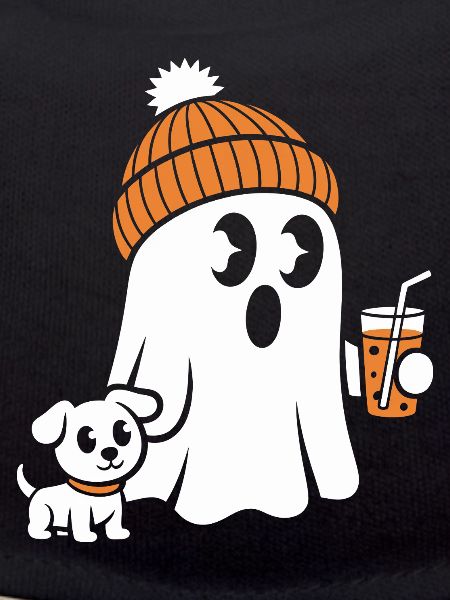 Cozy Ghost with Beanie
