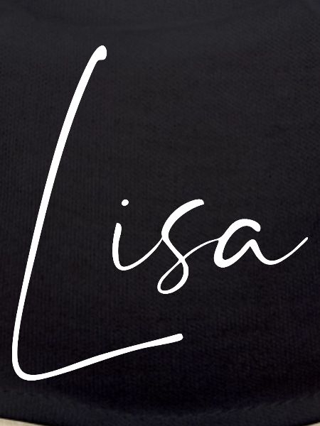 Lisa / Handwriting Name Design (White)