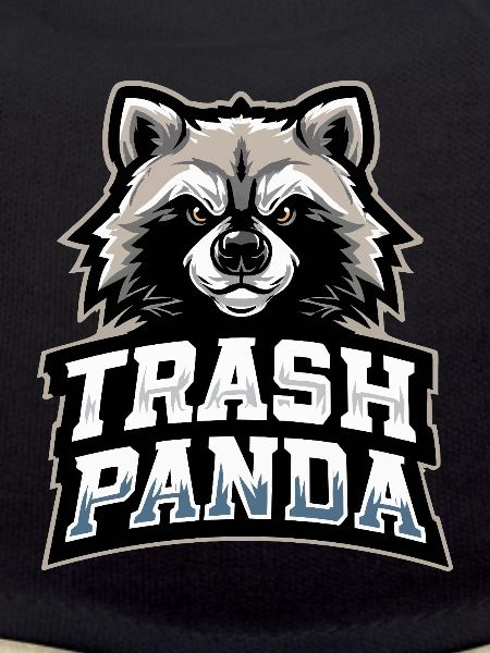 Trash Panda Waschbär Emblem