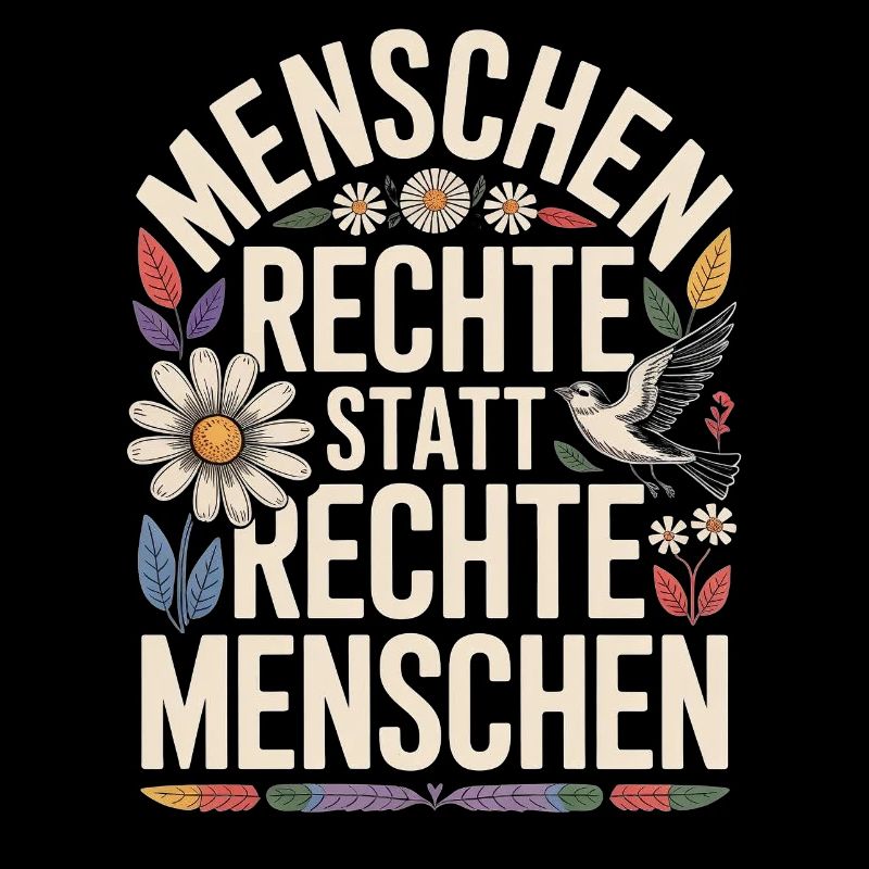 Menschenrechte statt rechte Menschen Statement