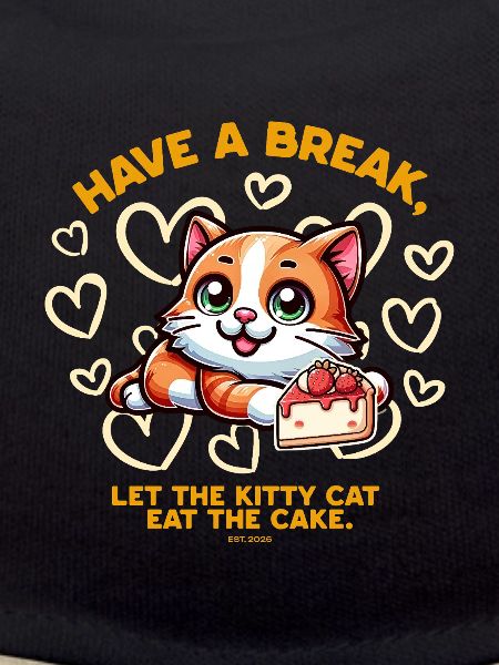 Cat loves cake