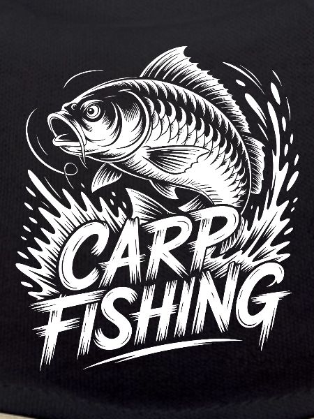Carp Fishing Illustration