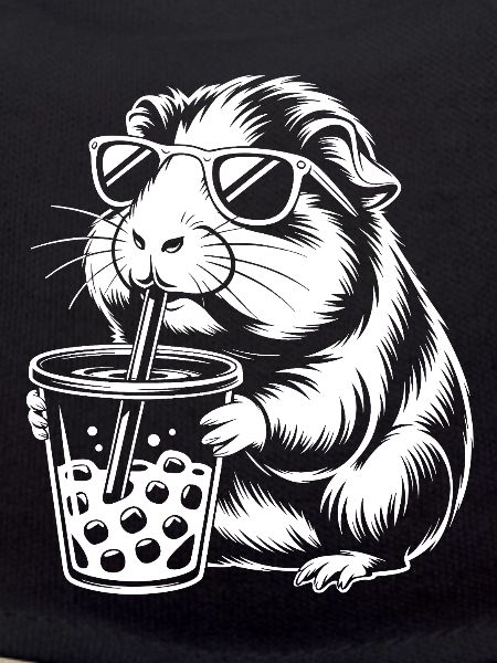 Guinea pig with sunglasses