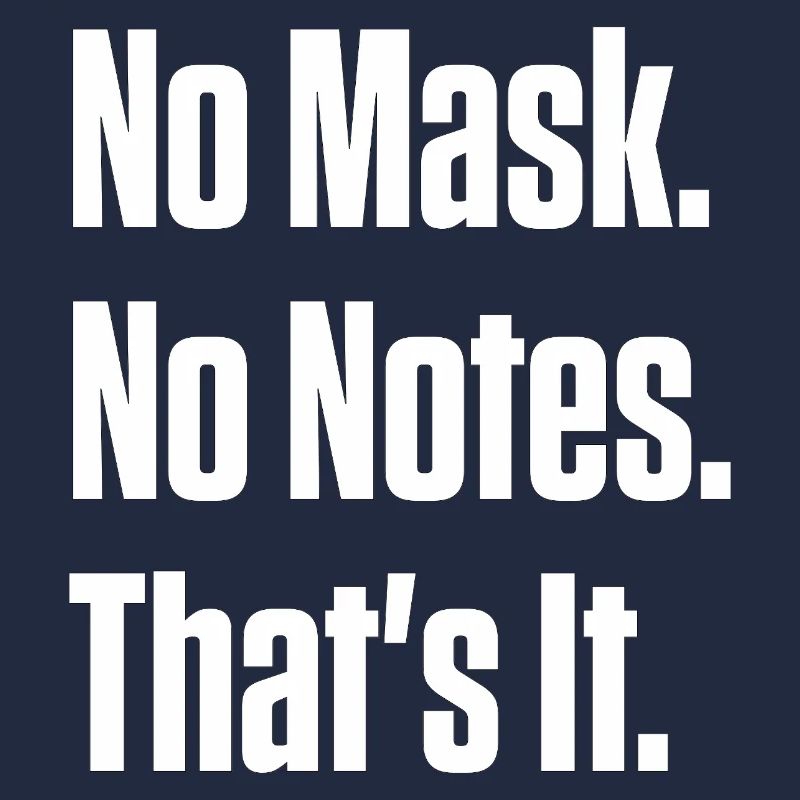 Pas de masque Pas de notes Orgueil neurodivergent