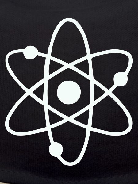 Atom Model Line Art