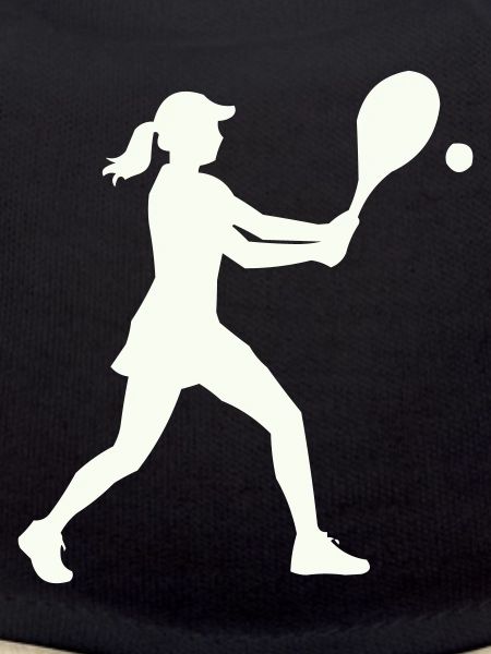 Tennis Player Silhouette