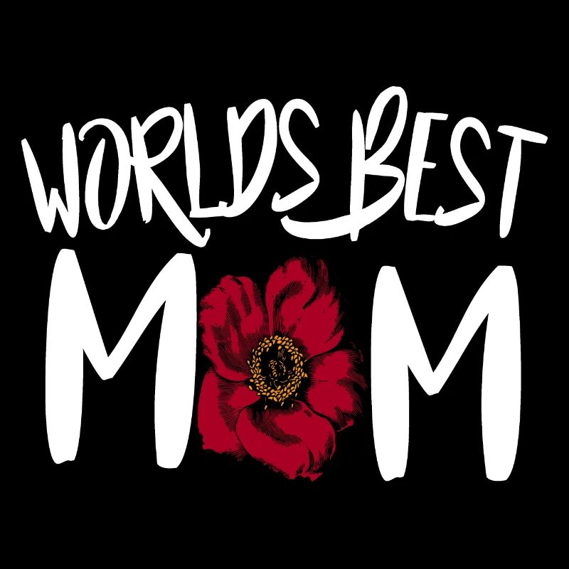 Worlds best Mom Mama Beste Mutter MuttertagFamilie