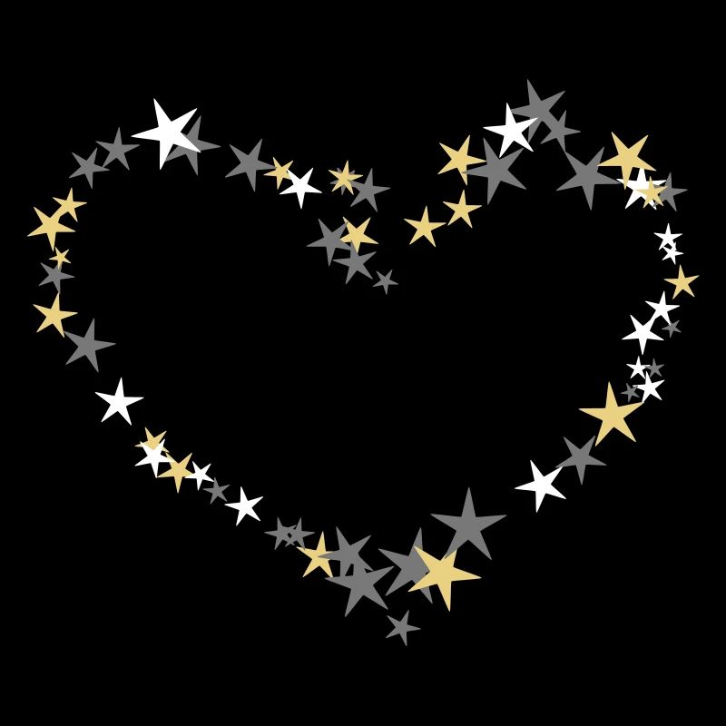 étoiles coeur saint valentin