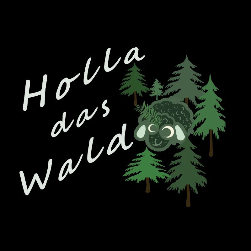 Holla das Waldschaf! - für dunkle Farben