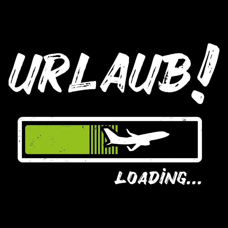 Urlaub loading - Bald Urlaub - Endlich Urlaub