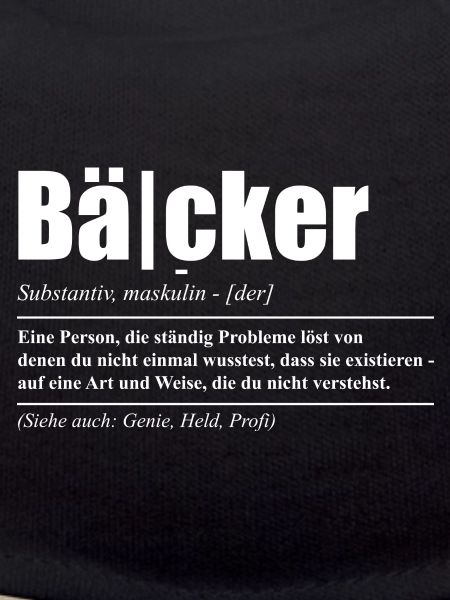 Bäcker Geschenkidee