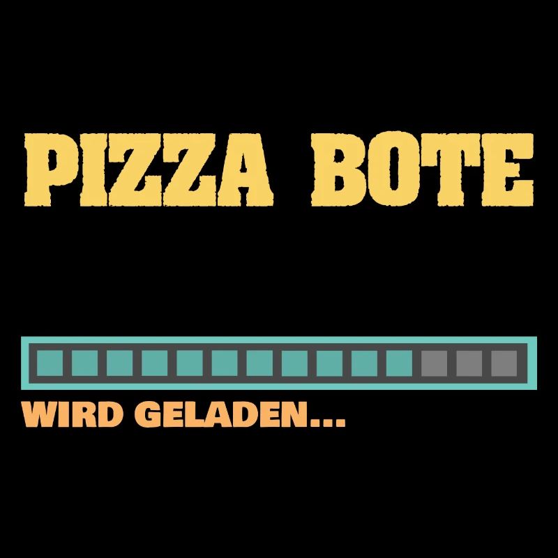 Pizza geladen