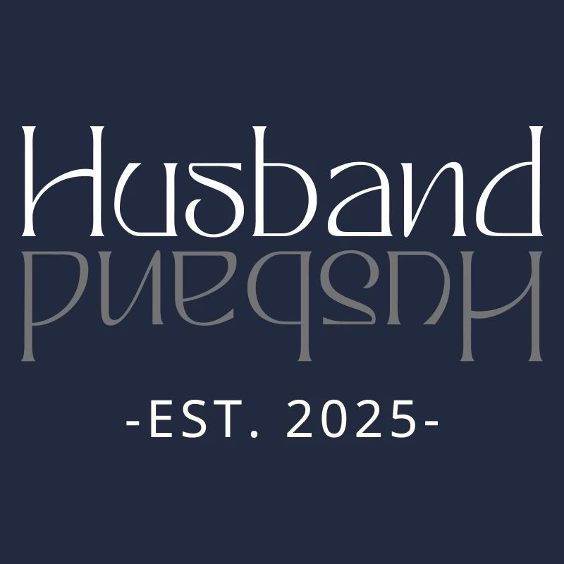 Ehemann Est. 2025 Ehepaar Matching Family