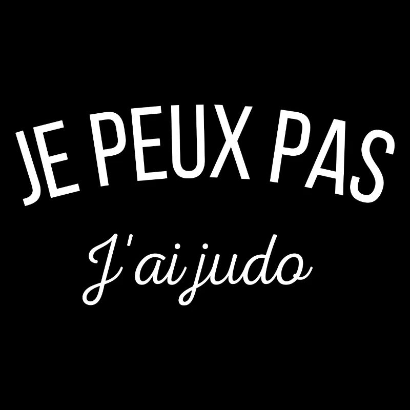 I can not I judo (White)