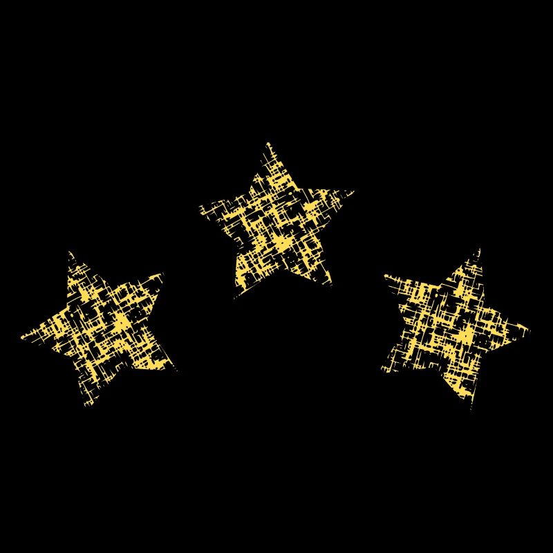 Drei goldene Sterne