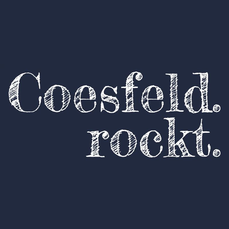 Coesfeld rockt - Textdesign mit Stadtnamen