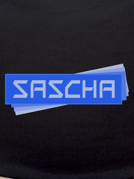 Namensschild SASCHA Sascha