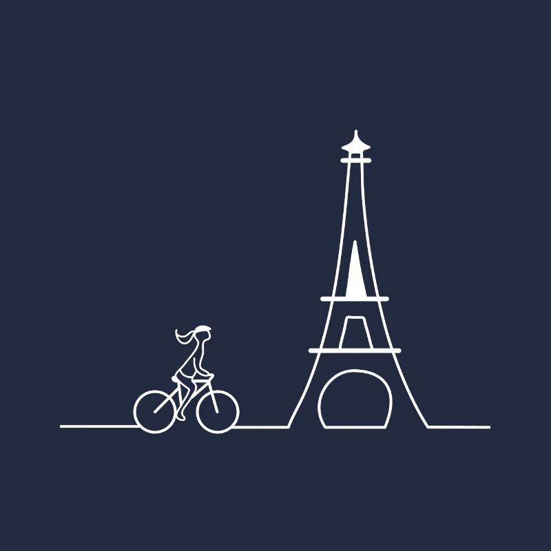 Silhouette Eiffelturm