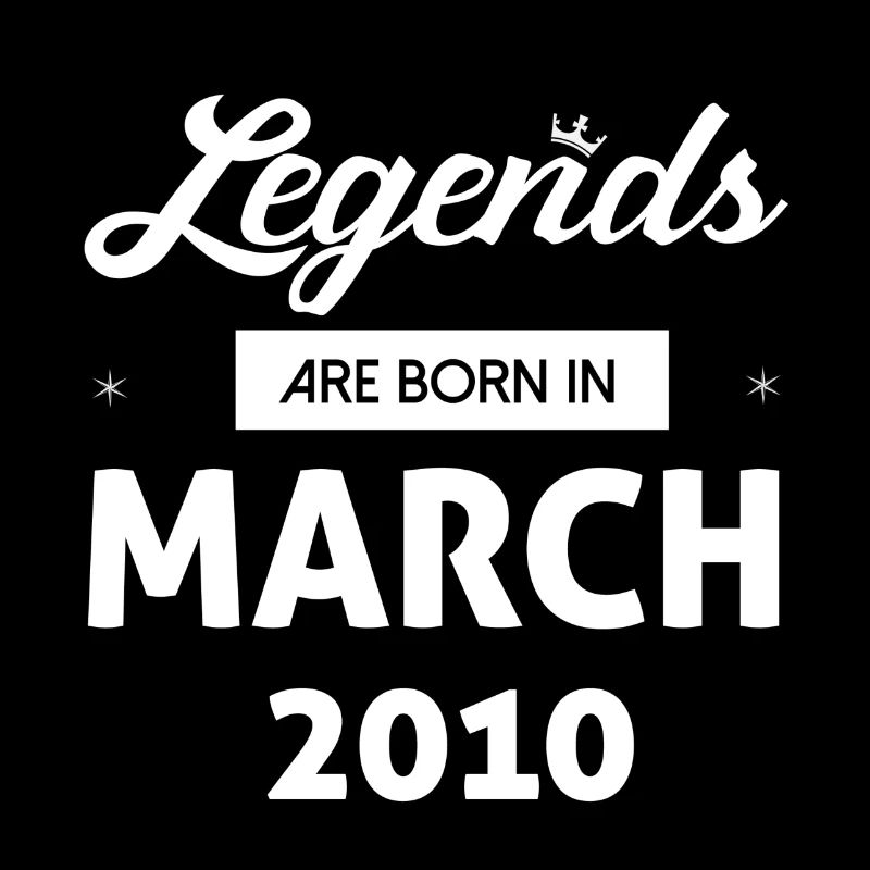 LEGENDS ARE BORN IN MARCH 2010
