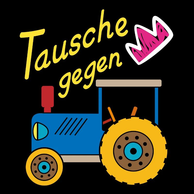 Tausche Krone gegen Traktor - cooles Traktordesign