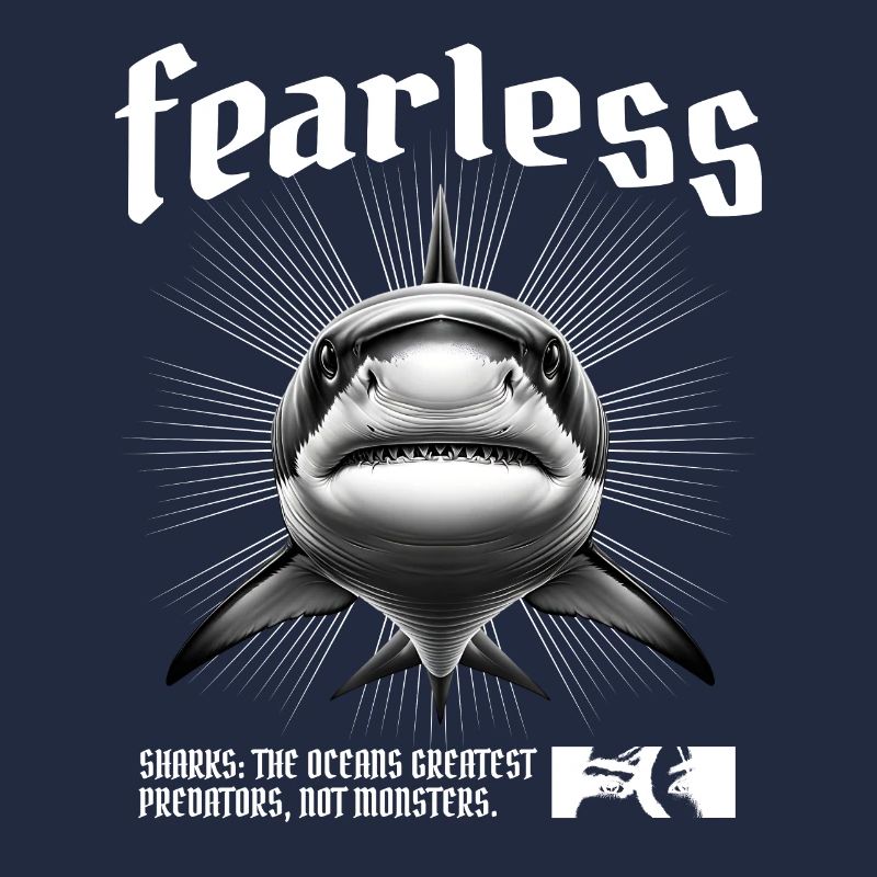 Fearless Shark Great White Shark
