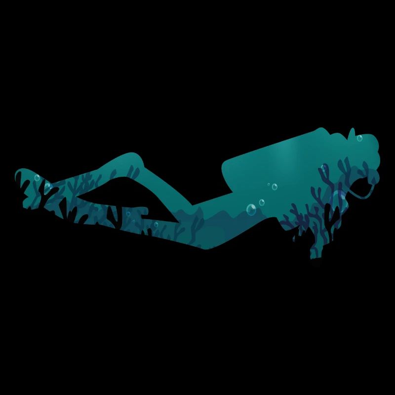 Scuba divers underwater