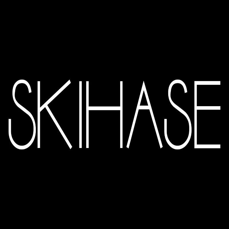 Ski Skihase Geschenk
