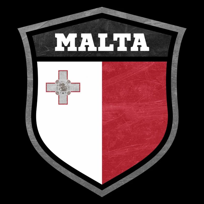 Malta Schild Logo Emblem