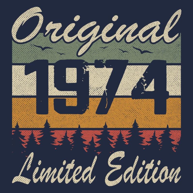 Vintage Geburtstag Original Geschenkidee 1974