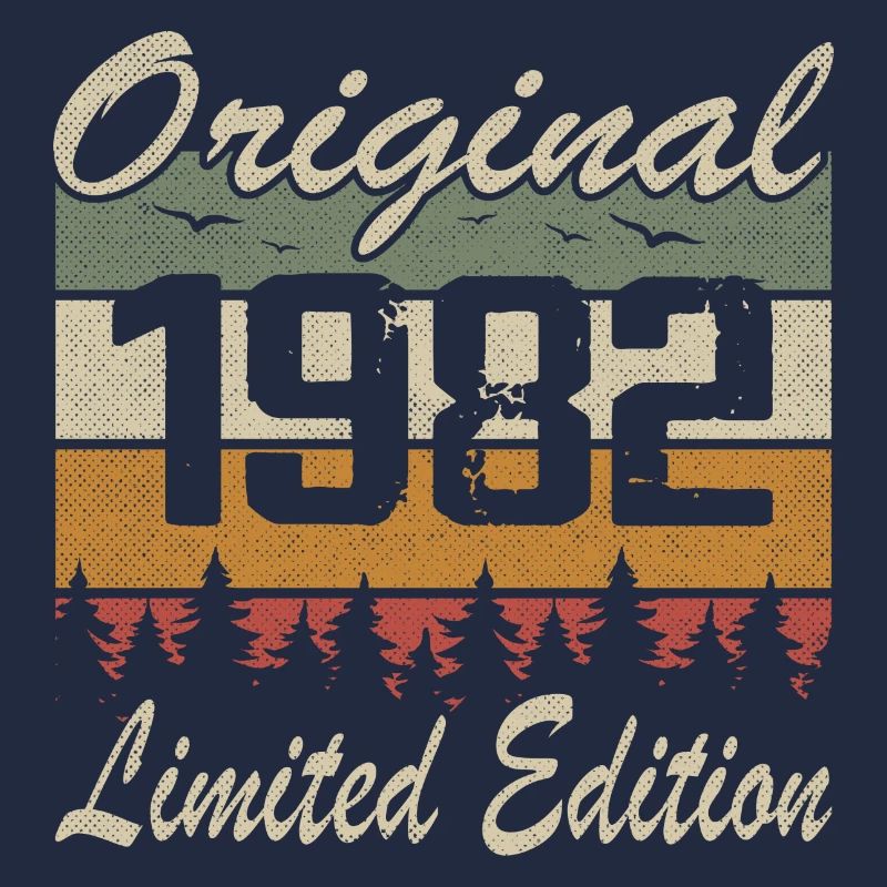 Vintage Geburtstag Original Geschenkidee 1982