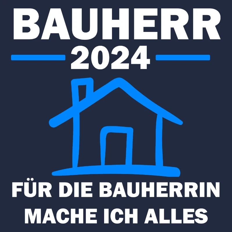 Bauherr 2024 Hausbau Häuslebauer Geschenk