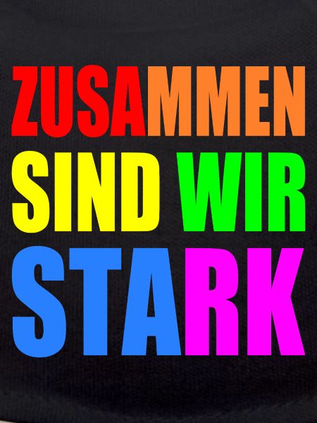 zusammen sind wir stark