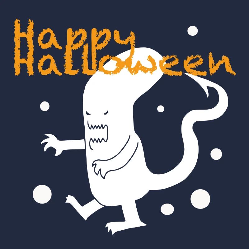Halloween monstre blanc