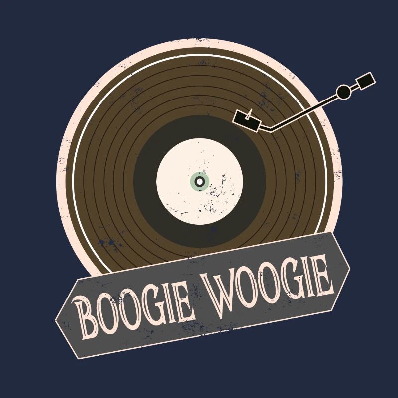 Boogie Woogie vintage turntable gift