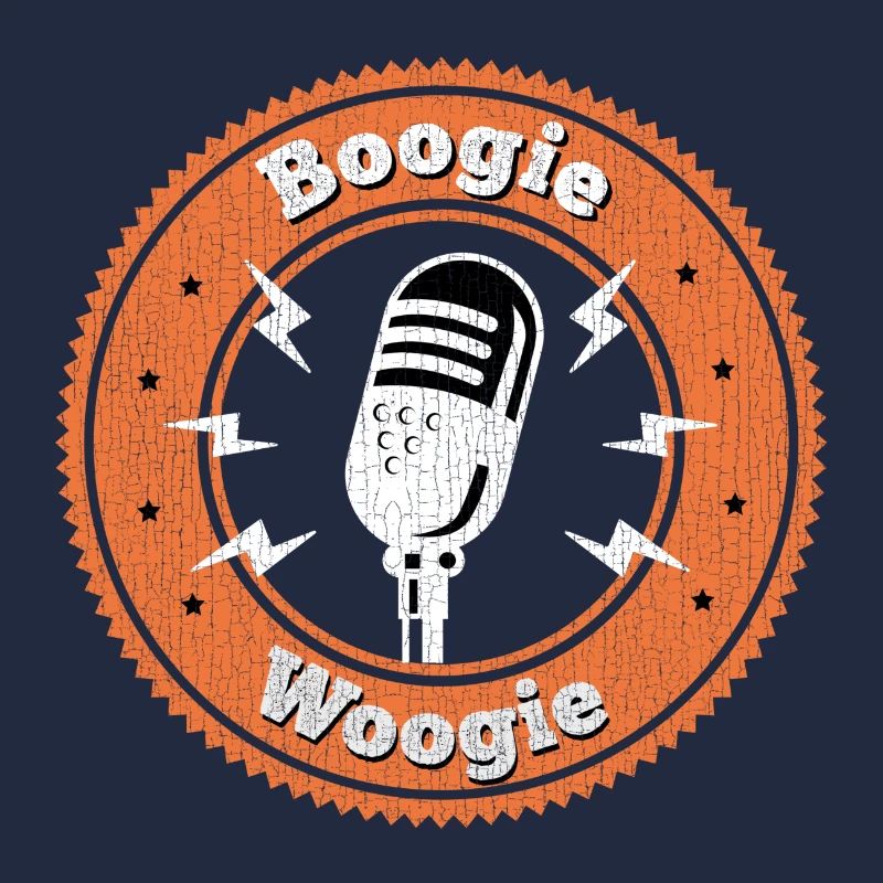 Boogie Woogie Vintage Mikrofon Geschenk