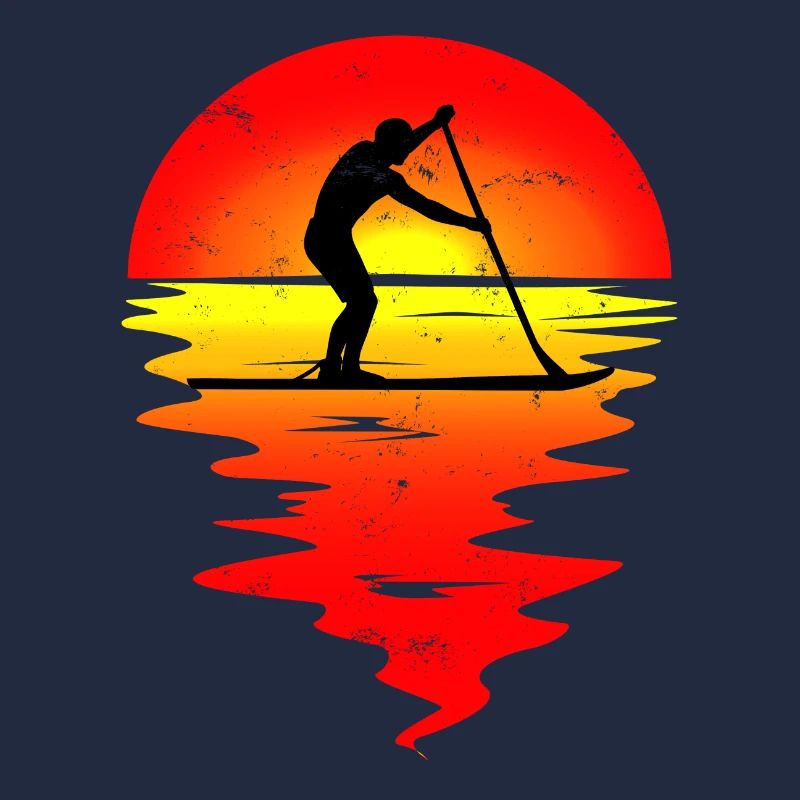 Stand up paddling paddler SUP