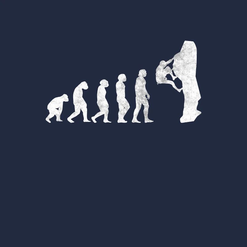 Human Evolution Bouldering Climbers bouldering