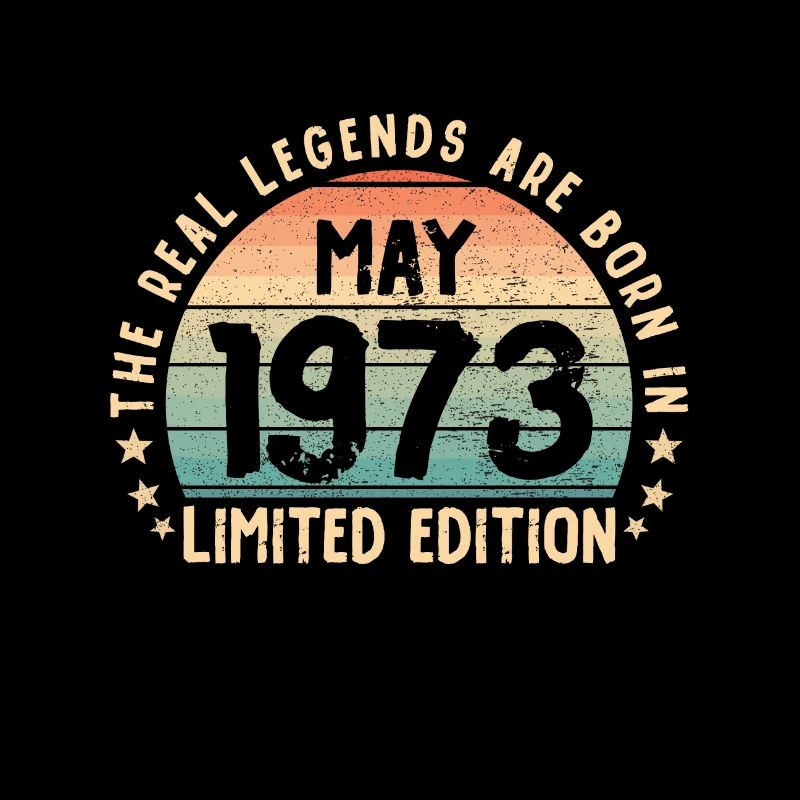 Né en 1973 Tee Vintage Legend Né en mai
