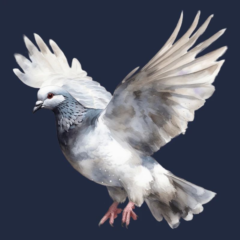 Taube Aquarell Täubchen Vogel Taubenzüchter